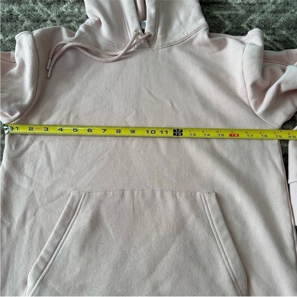 Athleta Retroplush II Hoodie Orchid Pink Pullover Sweatshirt - Picture 11 of 12